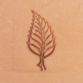 XPrägestempel Blatt links