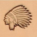 8532-00 Prgestempel Indianerkopf