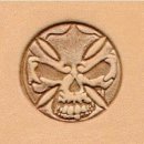 8554-00 Prägestempel Celtic Biker Totenkopf