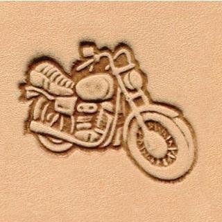 Prägestempel Biker Motorrad