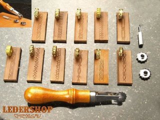 Prgerad Stichrad Randmuster Celtic weave