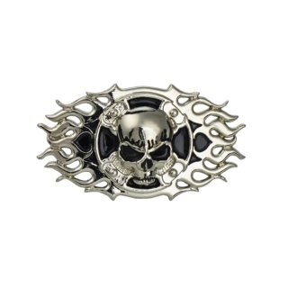 Concho Skull Cross Flame Biker Celtic