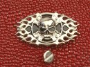 Concho Skull Cross Flame Biker Celtic