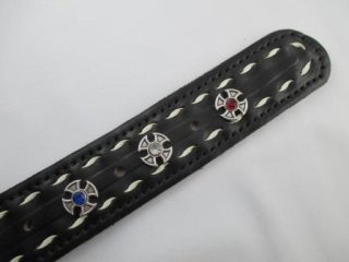 Bezel-Concho keltisch Kreuz fr Schmuckstein in 3 Farben