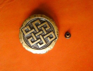 Ziernieten Concho Verzierung 23mm Celtic Runen