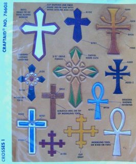 Schablone Crosses Kreuz Kelten