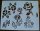 Malerschablone, Schablone Folie  Floral Blumen