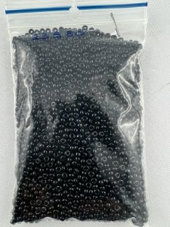 23980 Glasperlen 3mm schwarz