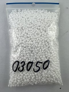 3050-3 Glasperlen 3mm weiss