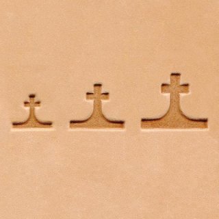 69014-00 Punziereisen Set Meander Cross Stamp