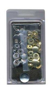 Druckknopf Set 5/8, messing,nickel Druckknpfe
