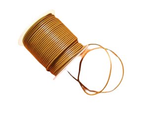 Lederriemchen rund 2 mm natur