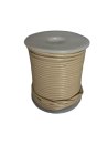 Lederriemchen rund 2 mm beige