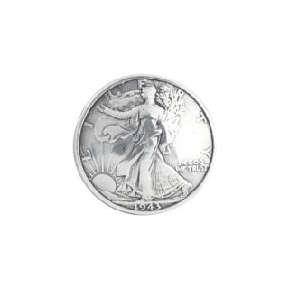 Halfdollar Schraubconcho silberf. Liberty, Freiheitssta