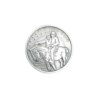 Halfdollar Schraubconcho silberf. Memorial,