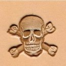 8547-00 Prägestempel Totenkopf, Skull,