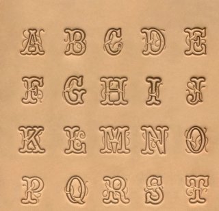 Alphabet Old English 1/2"