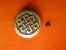 Zierniete Concho Celtic 35 mm altmessing