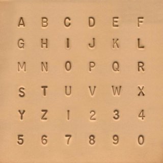 8137-00 Buchstaben, Zahlen, 1/4 6,5 mm