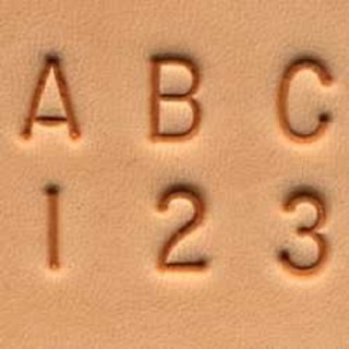 8137-00 Buchstaben, Zahlen, 1/4 6,5 mm
