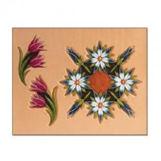 Schablone Blumen
