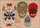 Schablone Skulls Totenkpfe