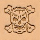 88359-00 Prägestempel Totenkopf, Skull mit Knochen