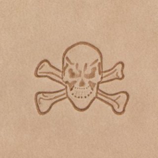 Prägestempel Mini Biker Skull and Bones
