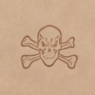 Prägestempel Mini Biker Skull and Bones