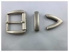 Rollschnalle altsilber 4cm mit Schlaufe