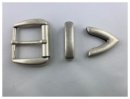 Rollschnalle altsilber 4cm mit Schlaufe