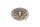 Koppelschnalle oval altsilber 4cm Büffelschädel Ornamente