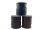 25 Meter Endlosrolle Lederflechtriemchen  schwarz 3mm