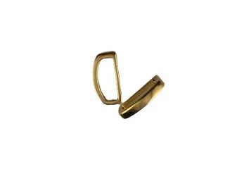 Schlaufe vergoldet Durchlass 20mm 