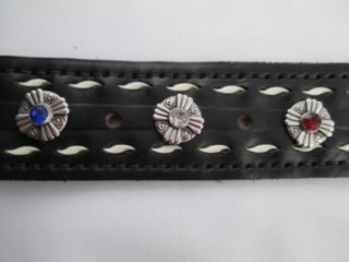 Bezel-Concho fr Crystal Rivets in 3 Farben