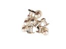 Knopfniete Button Stud nickel 7x8 mm mit Schraube