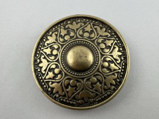 Zierniete Concho Celtic Oriental 68 mm altmessing groß