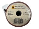 25 Meter Endlosrolle Lederflechtriemchen  bordeaux antik bombiert 5mm