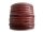 25 Meter Endlosrolle Lederflechtriemchen  bordeaux antik bombiert 5mm