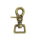 Karabinerhaken altmessing 2 cm