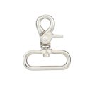 Karabinerhaken nickel modern 36mm 2er Pack